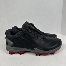 Buty golfowe Ecco G3 Biom BOA Goretex męskie 42 / 8-8,5 czarne skórzane kolce knagi na sprzedaż  Wysyłka do Poland