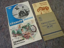 Zündapp 200 prospekte gebraucht kaufen  Weinheim