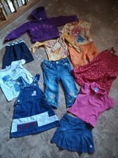 Kinder set jeanslatzkleid gebraucht kaufen  Obersüßbach