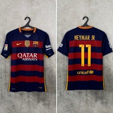 CAMISA DE FUTEBOL BARCELONA 2015 2016 CASA #11 NEYMAR JR NIKE TAMANHO P comprar usado  Enviando para Brazil