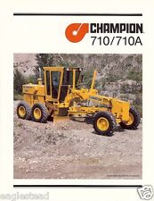 Folheto de equipamentos - Champion - 710 710A - Motoniveladoras de estrada (EB144) comprar usado  Enviando para Brazil