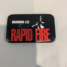 1992 Rapid Fire Brandon Lee 3 1/2" Filme Promocional Pinback Botão Pin comprar usado  Enviando para Brazil
