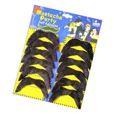 12 peças bigode autoadesivo preto falso mexicano anos 70 bigode barba X comprar usado  Enviando para Brazil