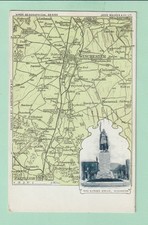 Hampshire map postcard for sale  WESTBURY-ON-SEVERN
