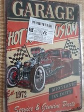 Blechschild hot road gebraucht kaufen  Weilrod