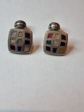 Solid silver cufflinks for sale  EDGWARE