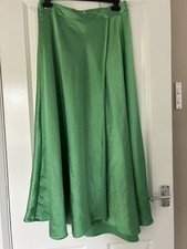 Bright green satin for sale  SALISBURY
