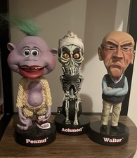 Jeff Dunham Talking Bobblehead NECA Head Knockers Testado Walter Peanut Achmed, usado comprar usado  Enviando para Brazil