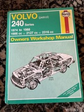 Haynes volvo 240 for sale  LEAMINGTON SPA