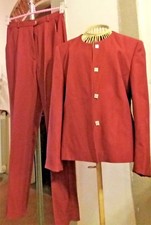 Tailleur pantaloni rosso usato  Firenze