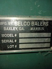 Selco vertical baler for sale  Ranburne