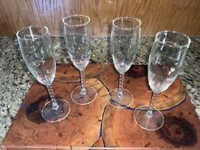 4 champagne set flutes for sale  Big Cabin