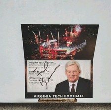 Frank beamer signed for sale  New Cumberland