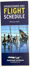 Usado, Calendário da National Airlines efetivo em 1º de abril de 2001 comprar usado  Enviando para Brazil