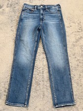Jeans feminino GAP vintage slim cintura alta 26/6R lavagem média azul jeans stretch comprar usado  Enviando para Brazil