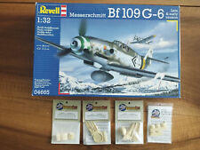 Maquette Revell 1/32 Messerschmitt Bf 109G6 early and late + Barracuda studios comprar usado  Enviando para Brazil
