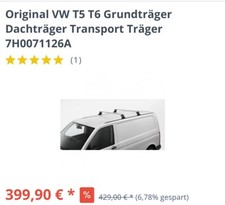Dachträger t5 gebraucht kaufen  Hamburg