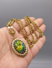Ancien collier laiton d'occasion  Saint-Chef
