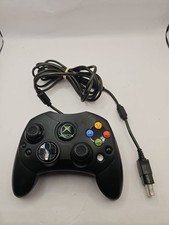 Controle Xbox S-Type original preto original do fabricante com cabo separador testado comprar usado  Enviando para Brazil