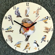 Garden birds clock for sale  UK