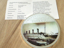 Titanic gigant medaille gebraucht kaufen  Lippstadt