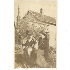 Rppc girls holding d'occasion  Expédié en Belgium