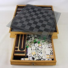 Games compendium wooden for sale  LEEDS