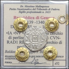 Repubblica genova denaro usato Repubblica genova denaro usato  Due Carrare