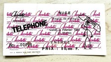 Ticket concert 1980 d'occasion Ticket concert 1980 d'occasion  Tours-