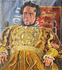 Richard Sprick 1901-1968 / obraz aktor jako Henryk VIII / Szekspir na sprzedaż  Wysyłka do Poland