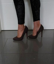 Pumps highheels schokobraun gebraucht kaufen  Kevelaer