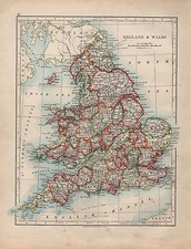 1898 victorien carte d'occasion  Expédié en France