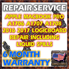 SERVIÇO DE REPARO DE PLACA LÓGICA APPLE MACBOOK PRO A1706 / A1707 / A1708 - 2016, 2017, usado comprar usado  Enviando para Brazil