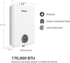 Fogatti tankless water for sale  Elkhart