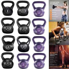 Vinyl kettlebell weight for sale  BRADFORD