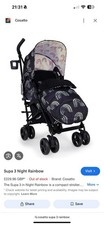Cosatto supa stroller for sale  STONEHOUSE