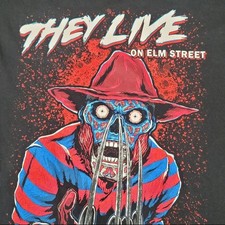 Nova-RARA Camisa de Terror They Live/A Nightmare on Elm Street Mash-Up-Freddy Krueger, usado comprar usado Nova-RARA Camisa de Terror They Live/A Nightmare on Elm Street Mash-Up-Freddy Krueger, usado comprar usado  Enviando para Brazil