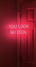 Pink neon sign. for sale  Raleigh