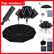 Parapluie noir windproof d'occasion  Matha