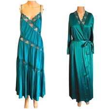 Vtg green lace for sale  Cibolo