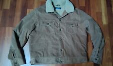 Polo Ralph Lauren Kurtka Sztruksowa Brązowa Jasne Futro Sherpa Vintage RZADKA L Large. na sprzedaż  PL