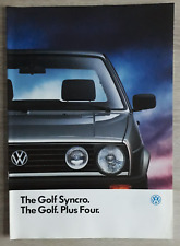 Golf syncro mk2 for sale  BOURNE