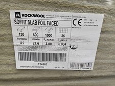 Rockwoll foil faced for sale  LONDON