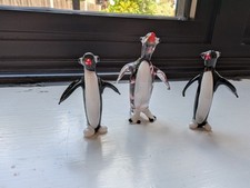 Small glass penguin for sale  LOUGHTON