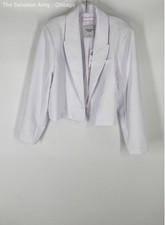 Jaqueta cropped Abercrombie & Fitch feminina branca manga longa tamanho grande comprar usado  Enviando para Brazil