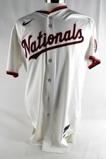 Camiseta branca 2024 Washington Nationals Ricky Bones #25 jogo emitido 48 109 comprar usado  Enviando para Brazil