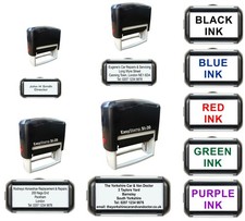 Personalised rubber stamp for sale  COLCHESTER