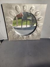 Miroir brutaliste métal d'occasion  Mont-de-Marsan