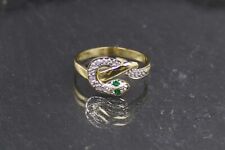 Schlangenring smaragd diamant gebraucht kaufen  Fürth