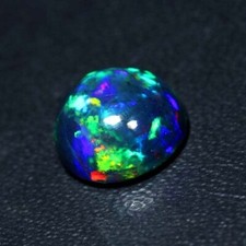 Usado, OPALA WELO PRETA ETÍOPE CABOCHÃ REDONDA COLORPLAY NATURAL AAA+ SUPERIOR 1,20 CTS comprar usado  Enviando para Brazil